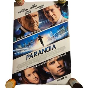 Paranoia 2013 Original Movie Poster 27x40 Liam Hemsworth Harrison Ford D/S